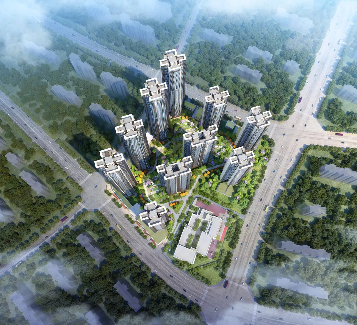 广州市黄埔区龙湖街何棠下村旧村改造项目